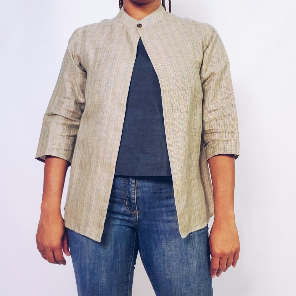 Linen Jacket Set - Picture 5 of 9